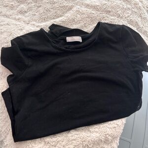 Black Short Sleeve bodysuit